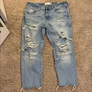 Ripped Boyfriend Jeans